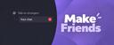 Discovery splash banner for Chitchat.gg - Make friends Discord server