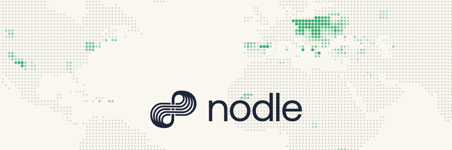 Discovery splash banner for Nodle Network Discord server