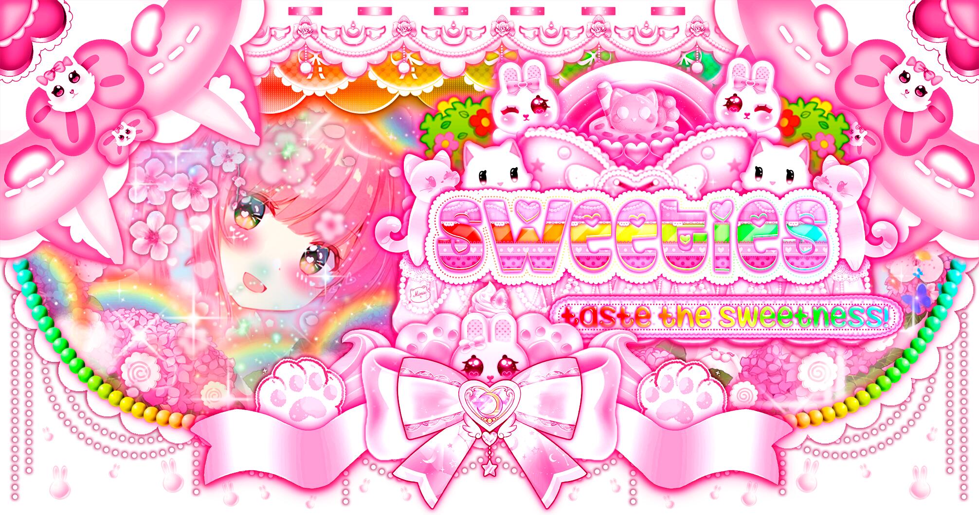 Discovery splash banner for ₊˚✿🐰ଓ dulcetverse | /sweetie 🌈 cutesy #road to 29K+| lgbtq+ | gwys | sys friendly | server tag Discord server