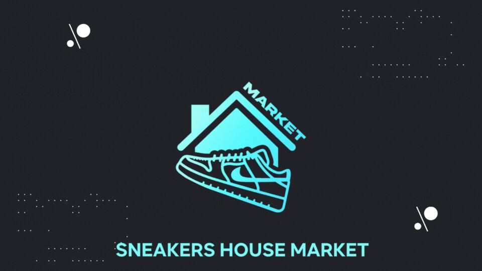 Discovery splash banner for Sneakers House Market Discord server