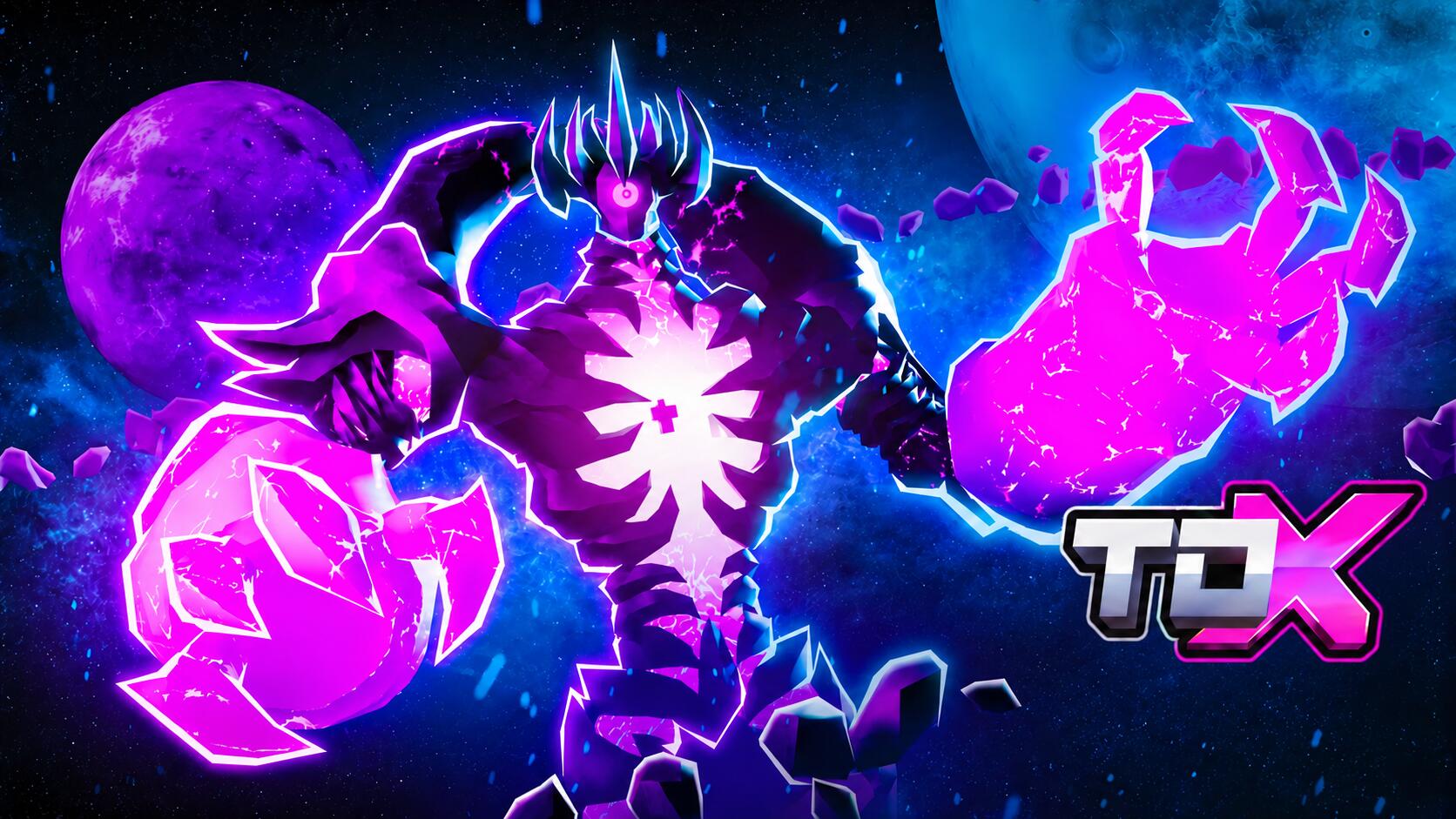 Discovery splash banner for Tower Defense X Discord server