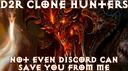 Discovery splash banner for D2R Clone Hunters Discord server