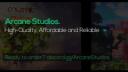 Discovery splash banner for Arcane Studios Discord server