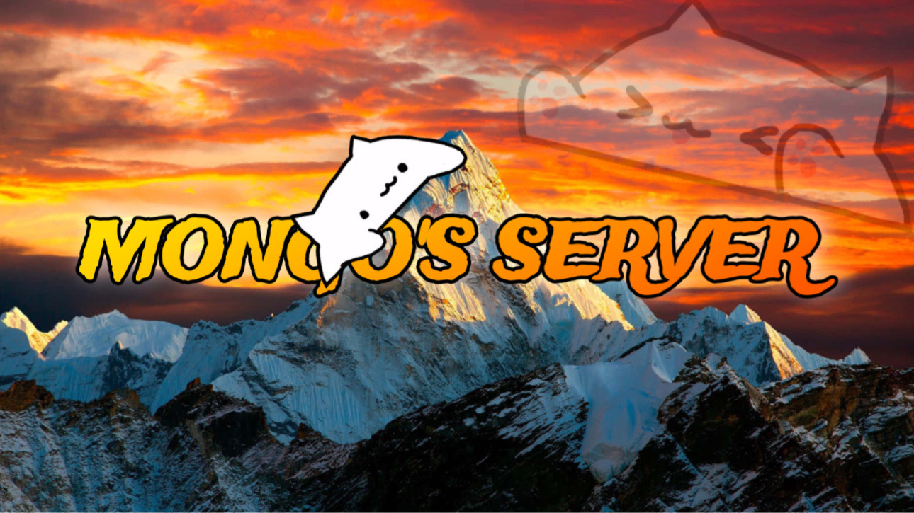 Discovery splash banner for Mongocat Discord server
