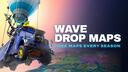 Discovery splash banner for Wave Free Dropmaps! Discord server